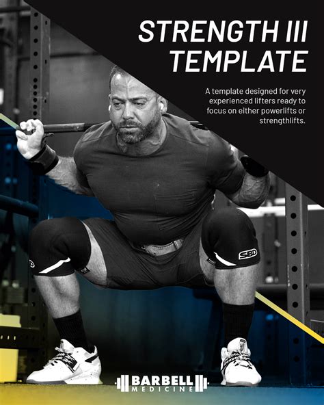 The strength III is a more advanced version of the old 12 week strength templates with more overload movements, variations and also more varied rep ranges (even for the same exercise on the same day). . Barbell medicine templates